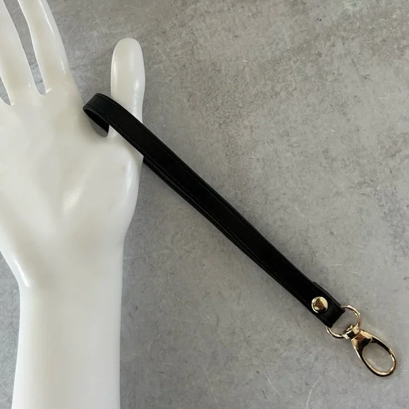 Floral Blooms & Black Vegan Leather Supreme Long Wallet Wristlet by AR New York - Picture 7 of 7